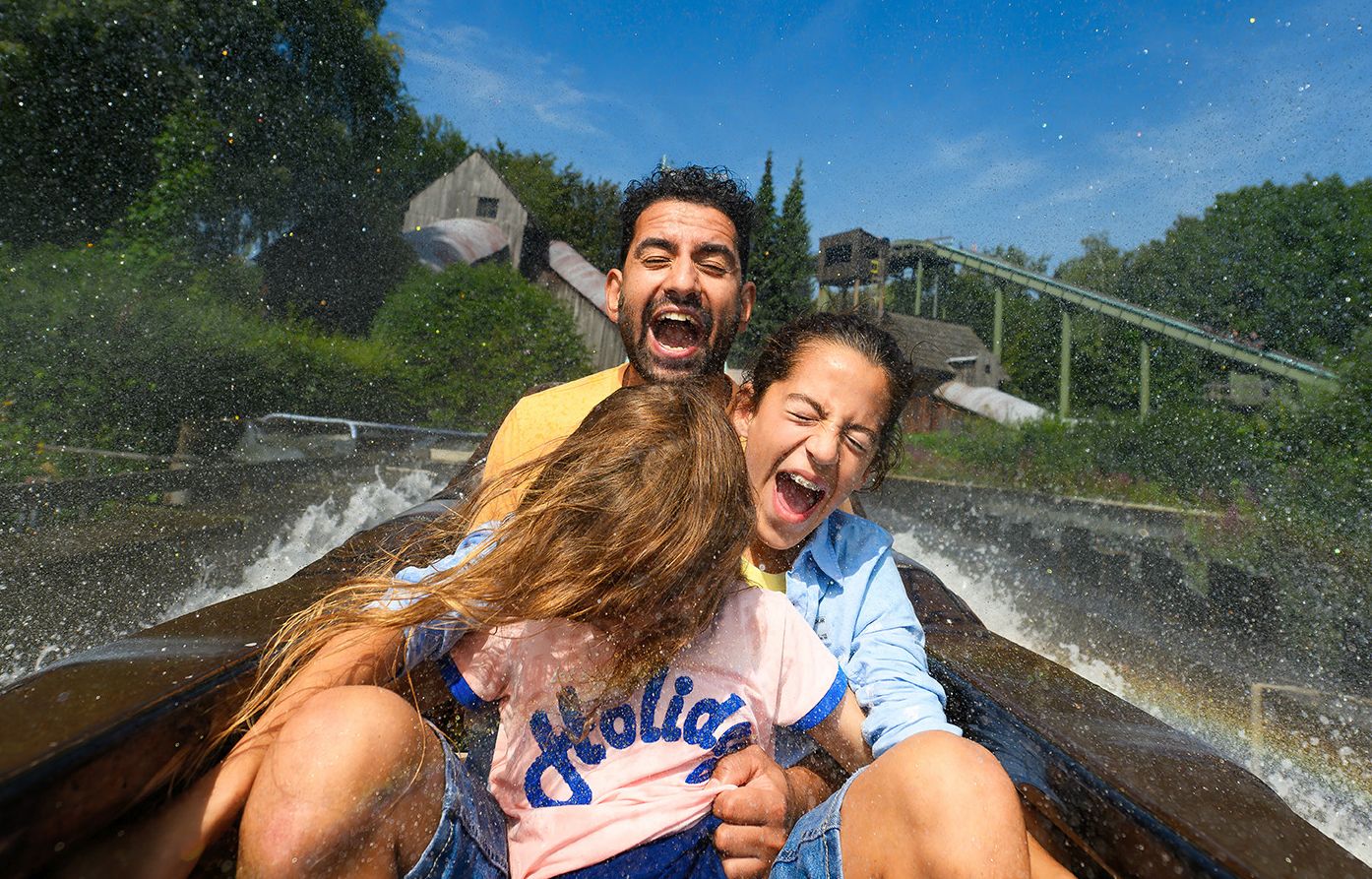 Alternative zu den Achterbahnen: die Wasserattraktion Walibi Crazy River.